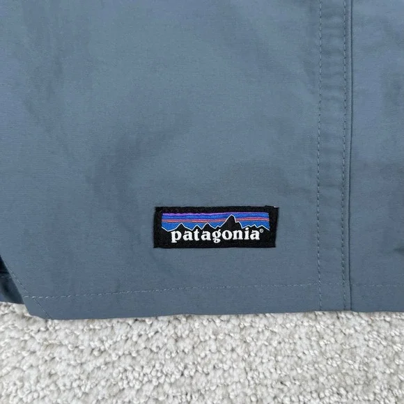 NWT Patagonia Men's 2XL Baggies Gray 6 Mesh Lined Swim Trunks Shorts 57022